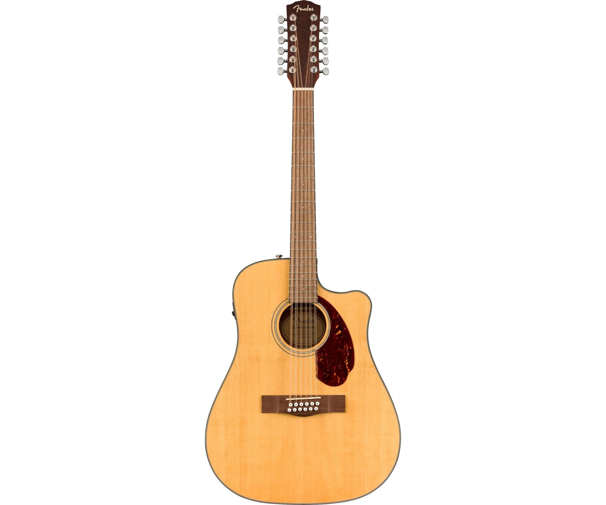 Fender CD - 140SCE 12 - String Guitar, Walnut Fingerboard, Natural w/Case - Remenyi House of Music