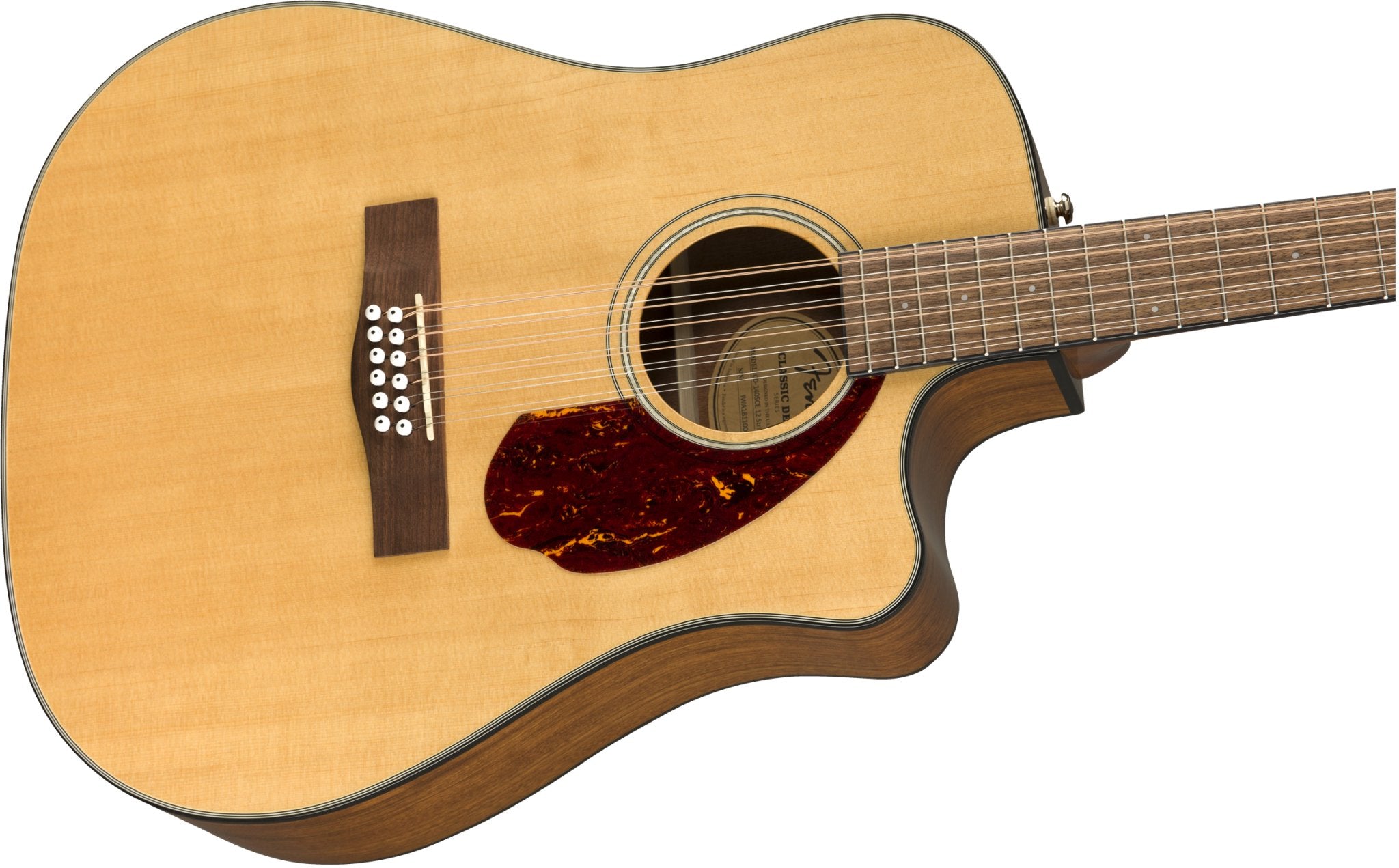 Fender CD - 140SCE 12 - String Guitar, Walnut Fingerboard, Natural w/Case - Remenyi House of Music