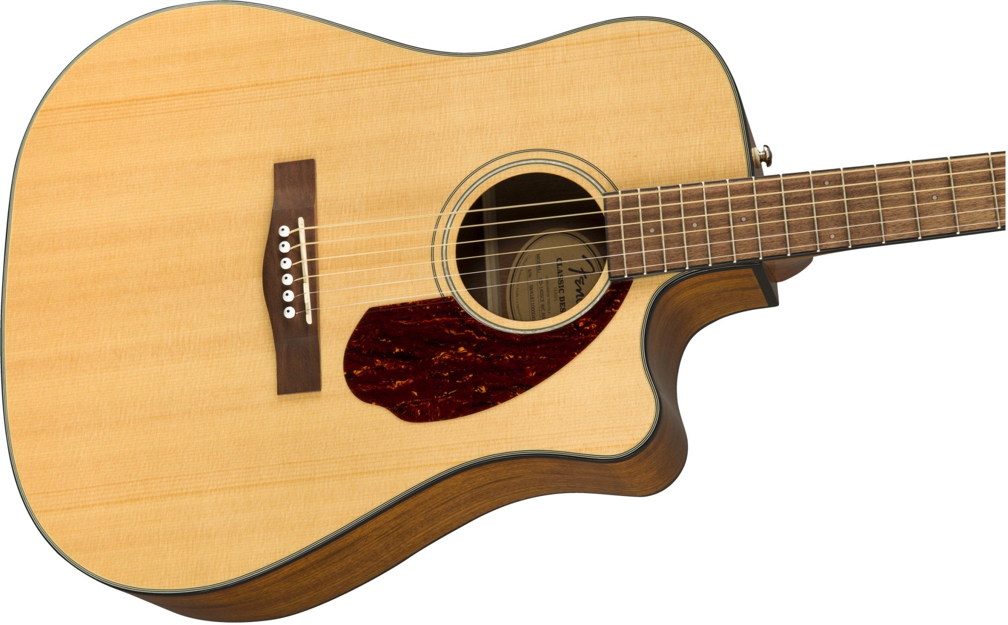 Fender CD - 140SCE Dreadnought Guitar, Walnut Fingerboard, Natural w/case - Remenyi House of Music