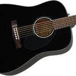 Fender CD - 60S Dreadnought Guitar, Walnut Fingerboard, Black - Remenyi House of Music