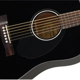 Fender CD - 60S Dreadnought Guitar, Walnut Fingerboard, Black - Remenyi House of Music