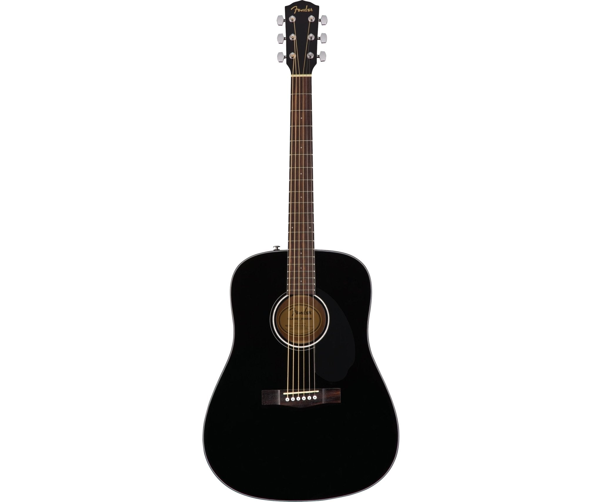 Fender CD - 60S Dreadnought Guitar, Walnut Fingerboard, Black - Remenyi House of Music