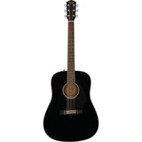 Fender CD - 60S Dreadnought Guitar, Walnut Fingerboard, Black - Remenyi House of Music