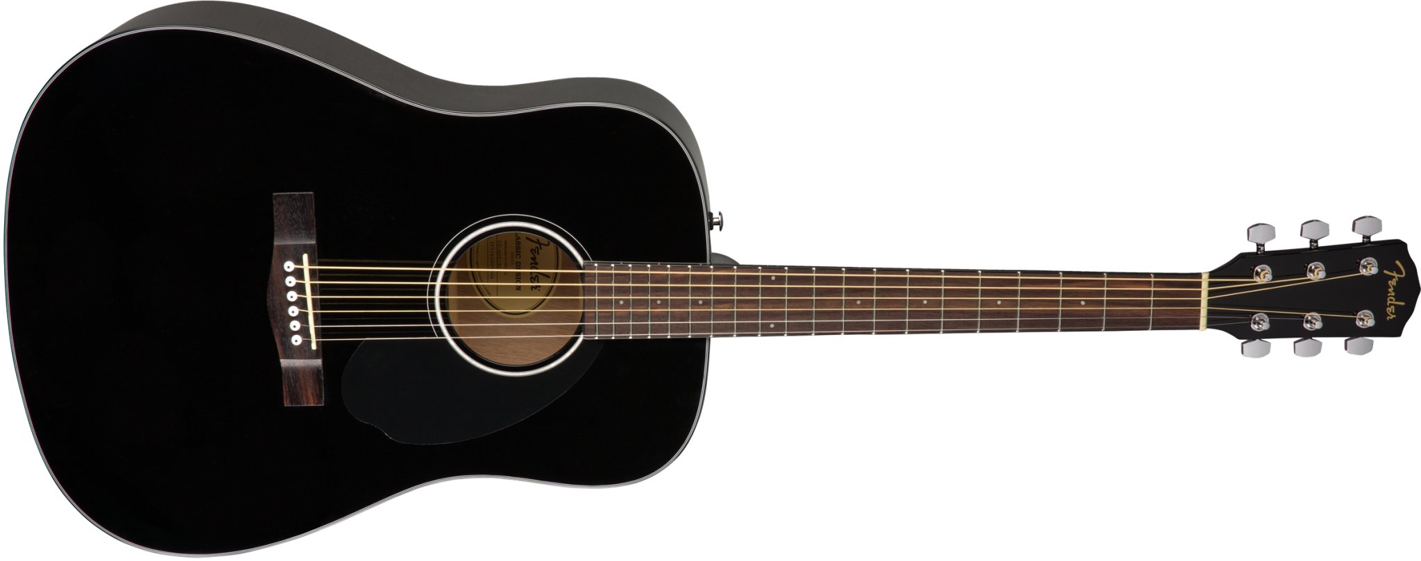 Fender CD - 60S Dreadnought Guitar, Walnut Fingerboard, Black - Remenyi House of Music