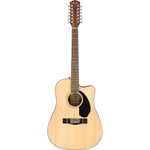 Fender CD - 60SCE Dreadnought 12 - string Guitar, Walnut Fingerboard, Natural - Remenyi House of Music