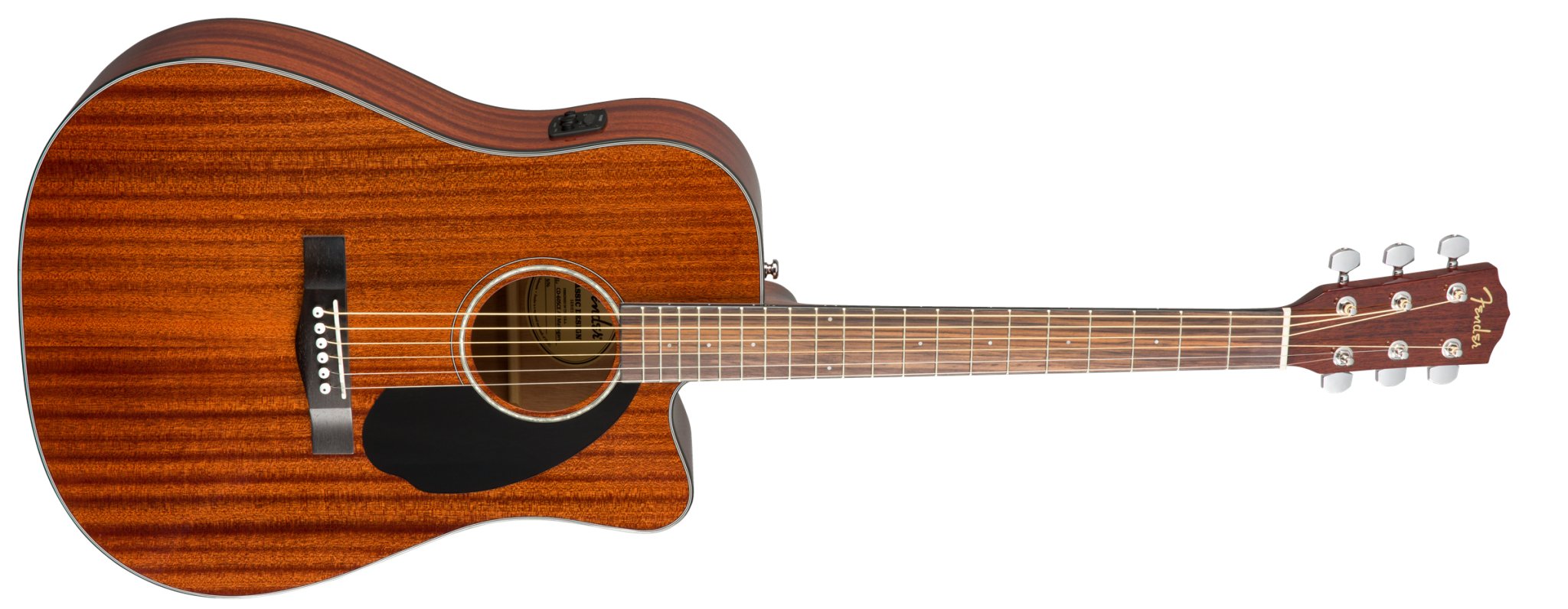 Fender CD - 60SCE Dreadnought Guitar, Walnut Fingerboard, All - Mahogany - Remenyi House of Music