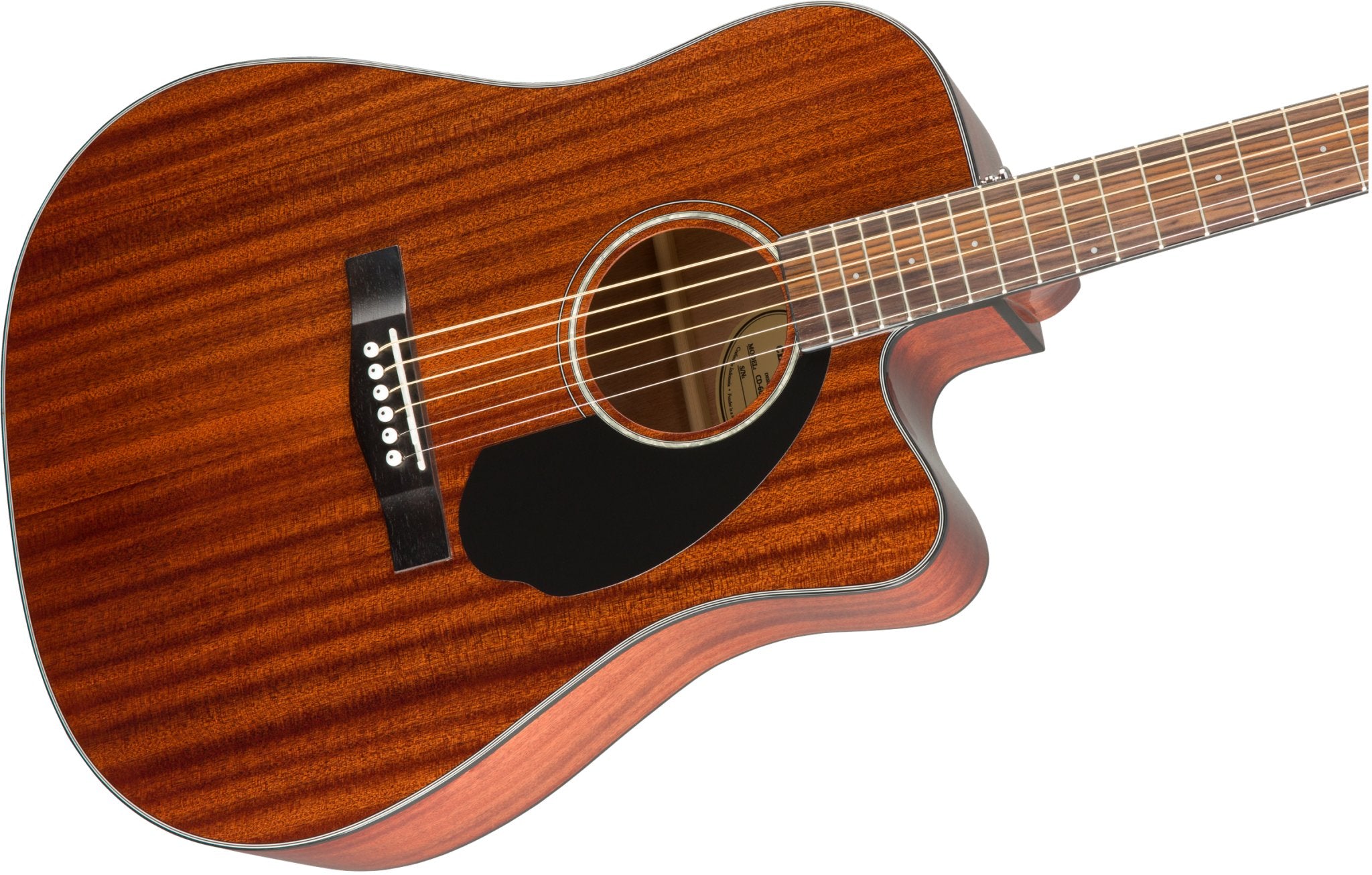 Fender CD - 60SCE Dreadnought Guitar, Walnut Fingerboard, All - Mahogany - Remenyi House of Music