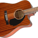 Fender CD - 60SCE Dreadnought Guitar, Walnut Fingerboard, All - Mahogany - Remenyi House of Music