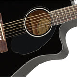 Fender CD - 60SCE Dreadnought Guitar, Walnut Fingerboard, Black - Remenyi House of Music