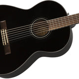 Fender CN - 60S Nylon Guitar, Walnut Fingerboard, Black - Remenyi House of Music