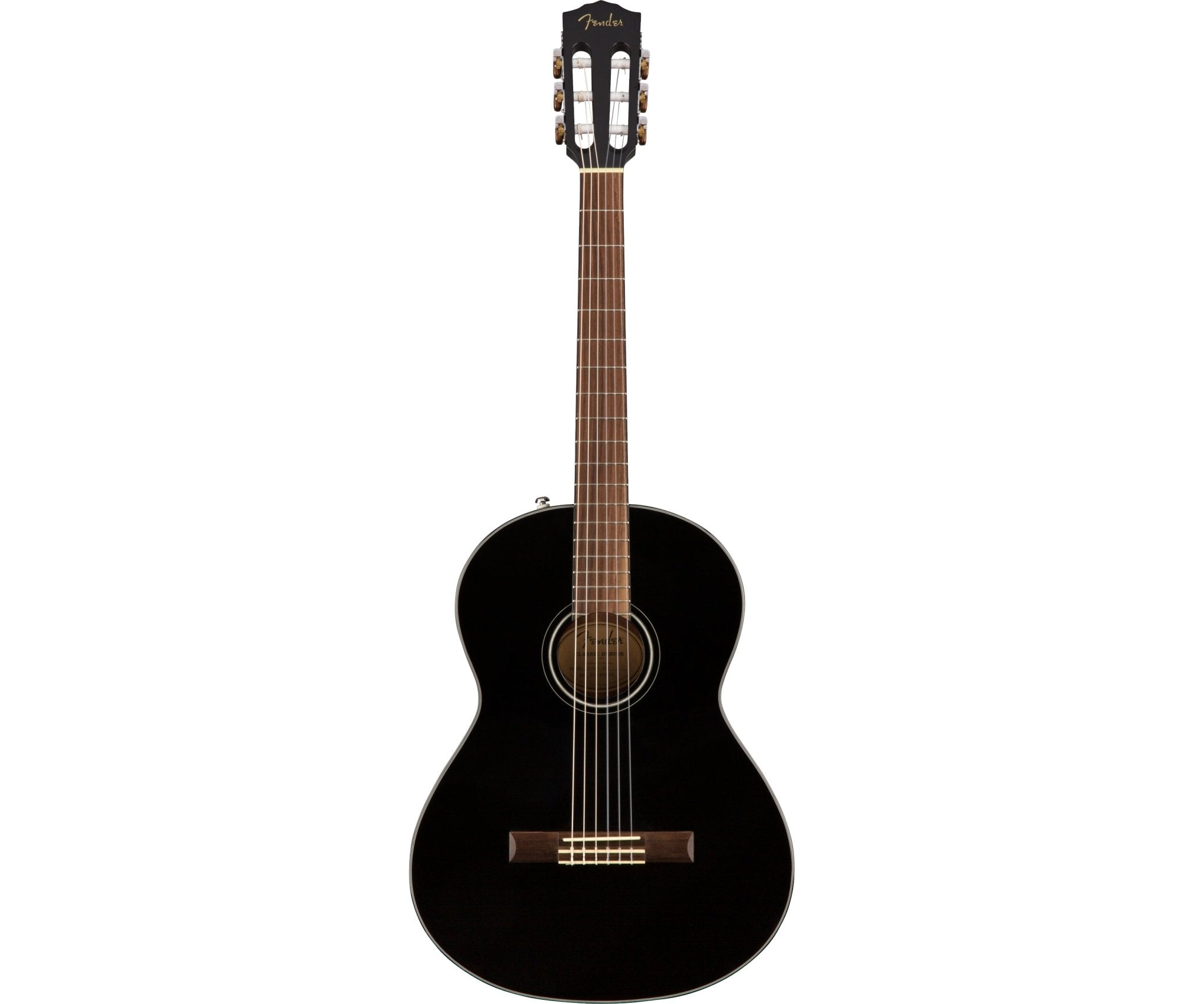 Fender CN - 60S Nylon Guitar, Walnut Fingerboard, Black - Remenyi House of Music