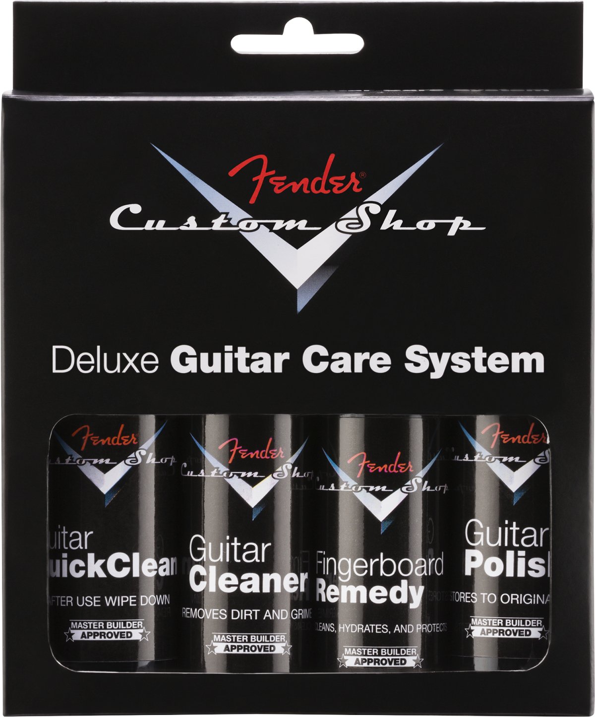 Fender Custom Shop Deluxe Guitar Care System, 4 Pack, Black - Remenyi House of Music