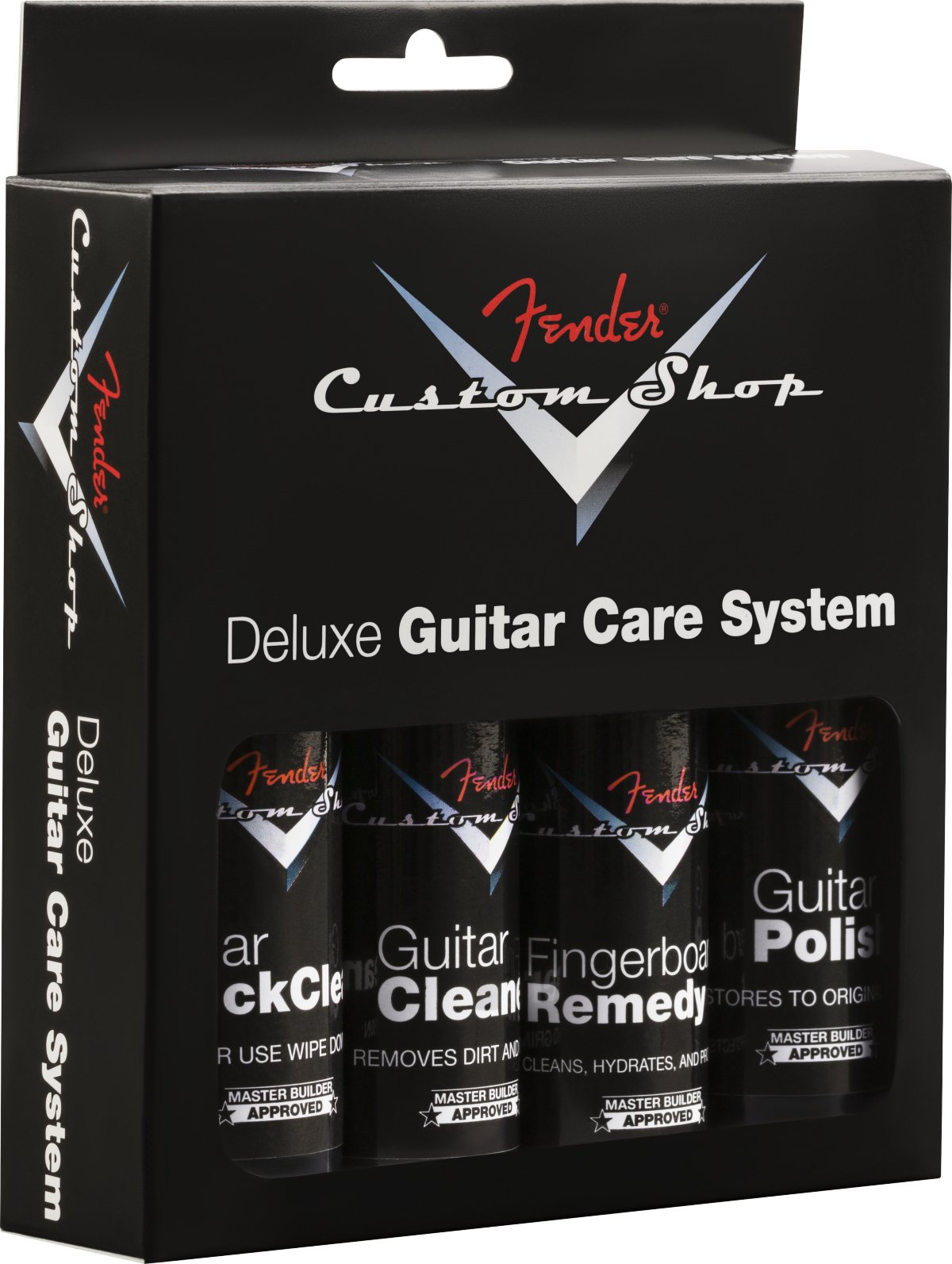 Fender Custom Shop Deluxe Guitar Care System, 4 Pack, Black - Remenyi House of Music