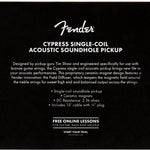 Fender Cypress Single - Coil Acoustic Soundhole Pickup, Natural - Remenyi House of Music