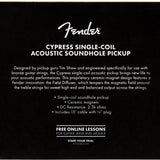 Fender Cypress Single - Coil Acoustic Soundhole Pickup, Natural - Remenyi House of Music