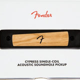 Fender Cypress Single - Coil Acoustic Soundhole Pickup, Natural - Remenyi House of Music