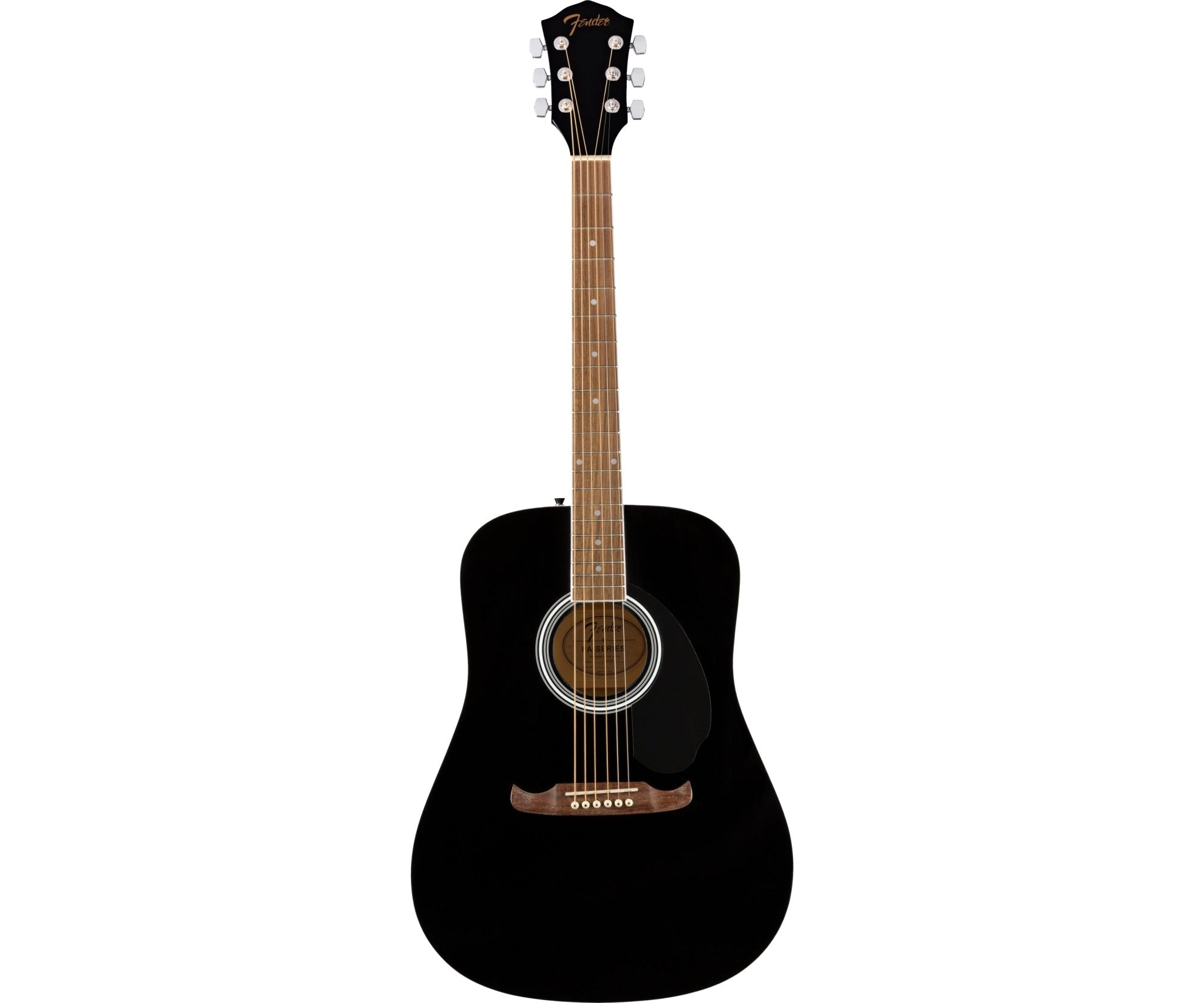 Fender FA - 125 Dreadnought Guitar, Walnut Fingerboard, Black - Remenyi House of Music