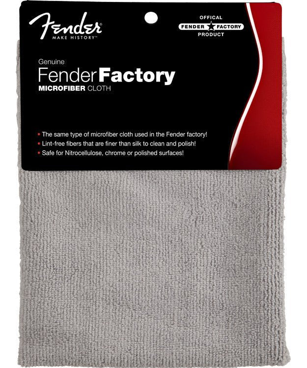 Fender Factory Microfiber Cloth, Gray - Remenyi House of Music