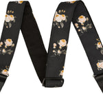 Fender Floral Strap, Black, 2" - Remenyi House of Music