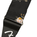 Fender Floral Strap, Black, 2" - Remenyi House of Music