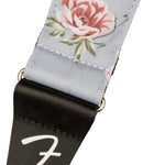 Fender Floral Strap, Gray, 2" - Remenyi House of Music