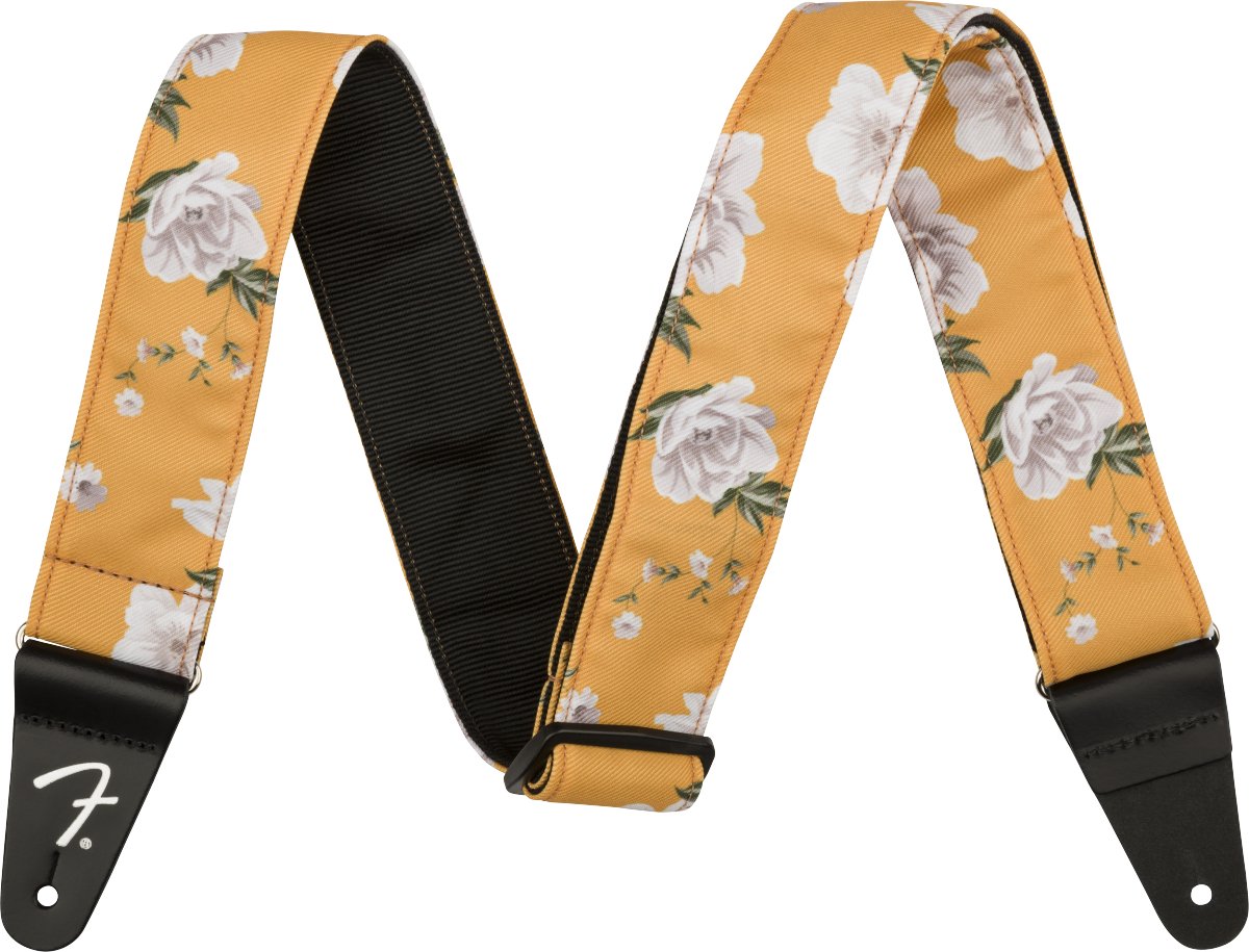 Fender Floral Strap, Marigold, 2" - Remenyi House of Music