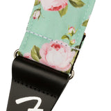 Fender Floral Strap, Surf Green, 2" - Remenyi House of Music