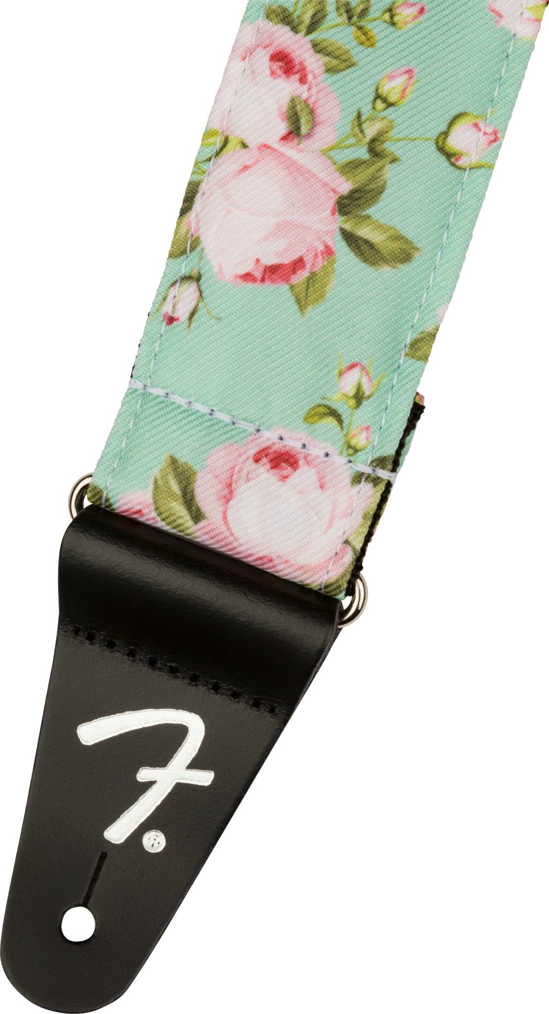 Fender Floral Strap, Surf Green, 2" - Remenyi House of Music