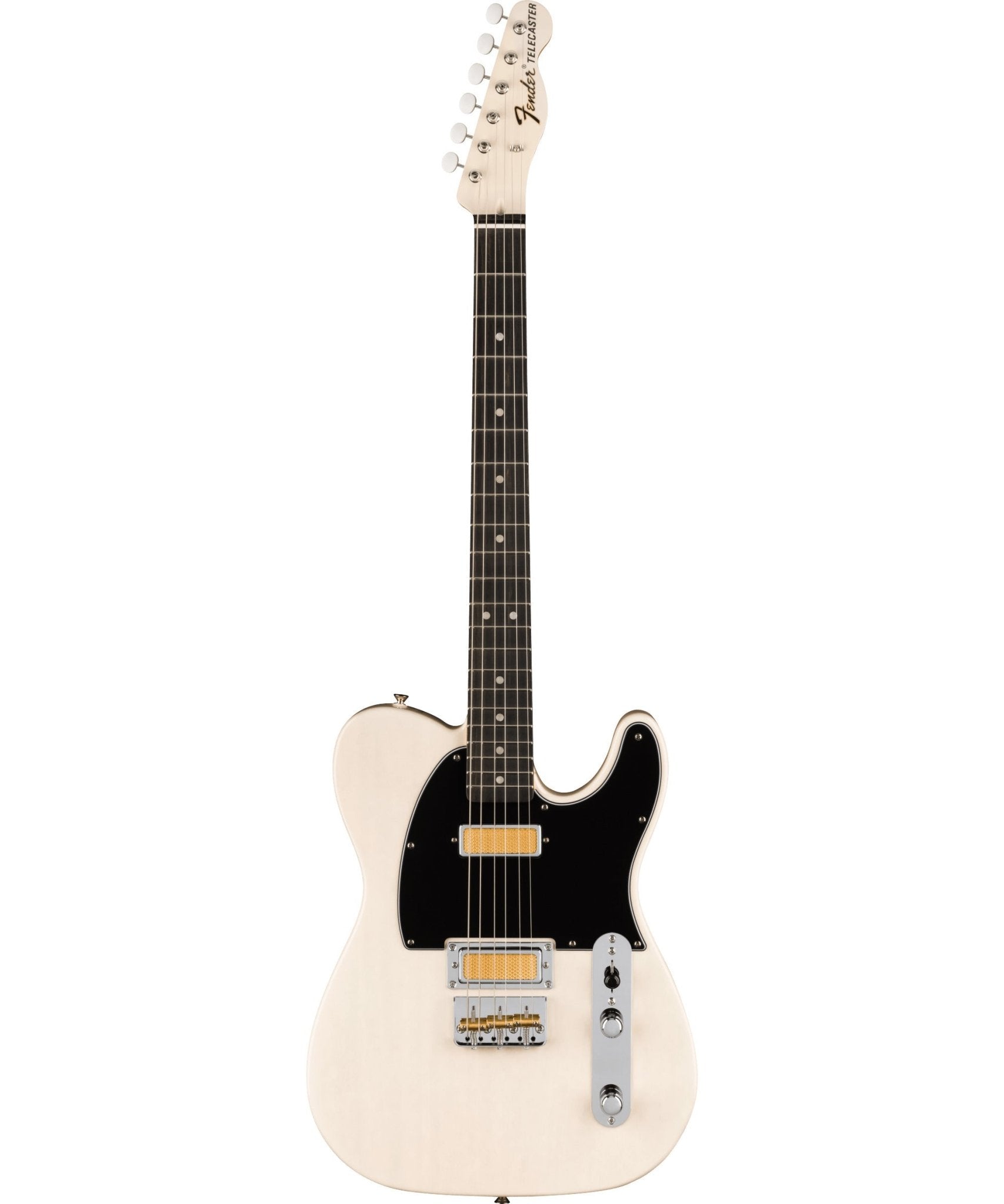 Fender Gold Foil Telecaster Electric Guitar, Ebony Fingerboard, White Blonde - Remenyi House of Music