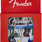 Fender Guitars Coasters, 4 - Pack, Multi - Color Leather - Remenyi House of Music