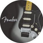 Fender Guitars Coasters, 4 - Pack, Multi - Color Leather - Remenyi House of Music