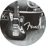 Fender Guitars Coasters, 4 - Pack, Multi - Color Leather - Remenyi House of Music