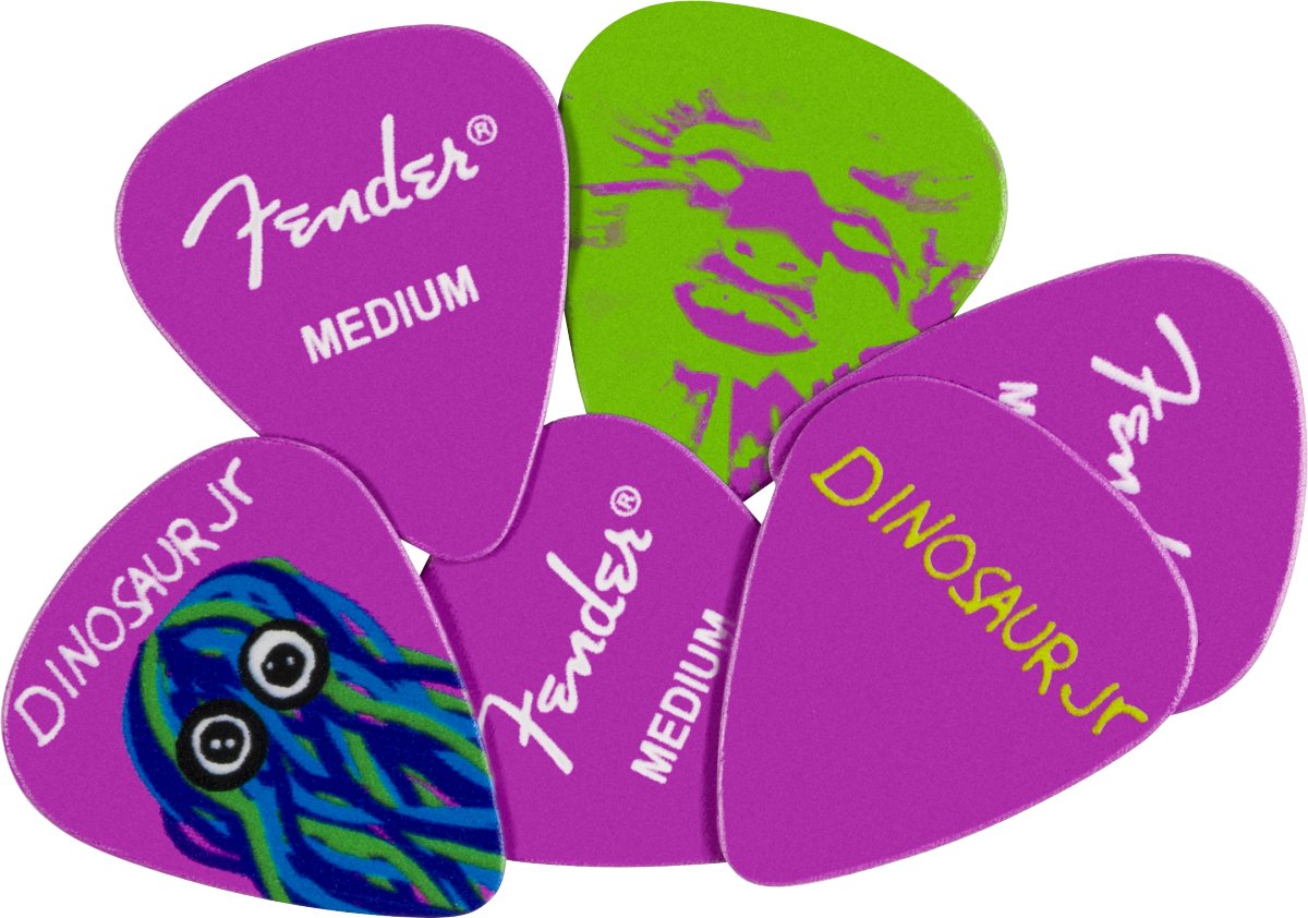 Fender J Mascis Dinosaur Jr Pick Tin, Medium, Set of 6 - Remenyi House of Music