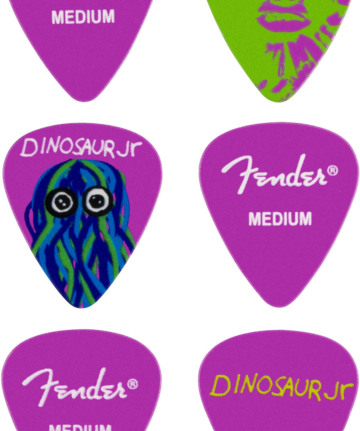 Fender J Mascis Dinosaur Jr Pick Tin, Medium, Set of 6 - Remenyi House of Music