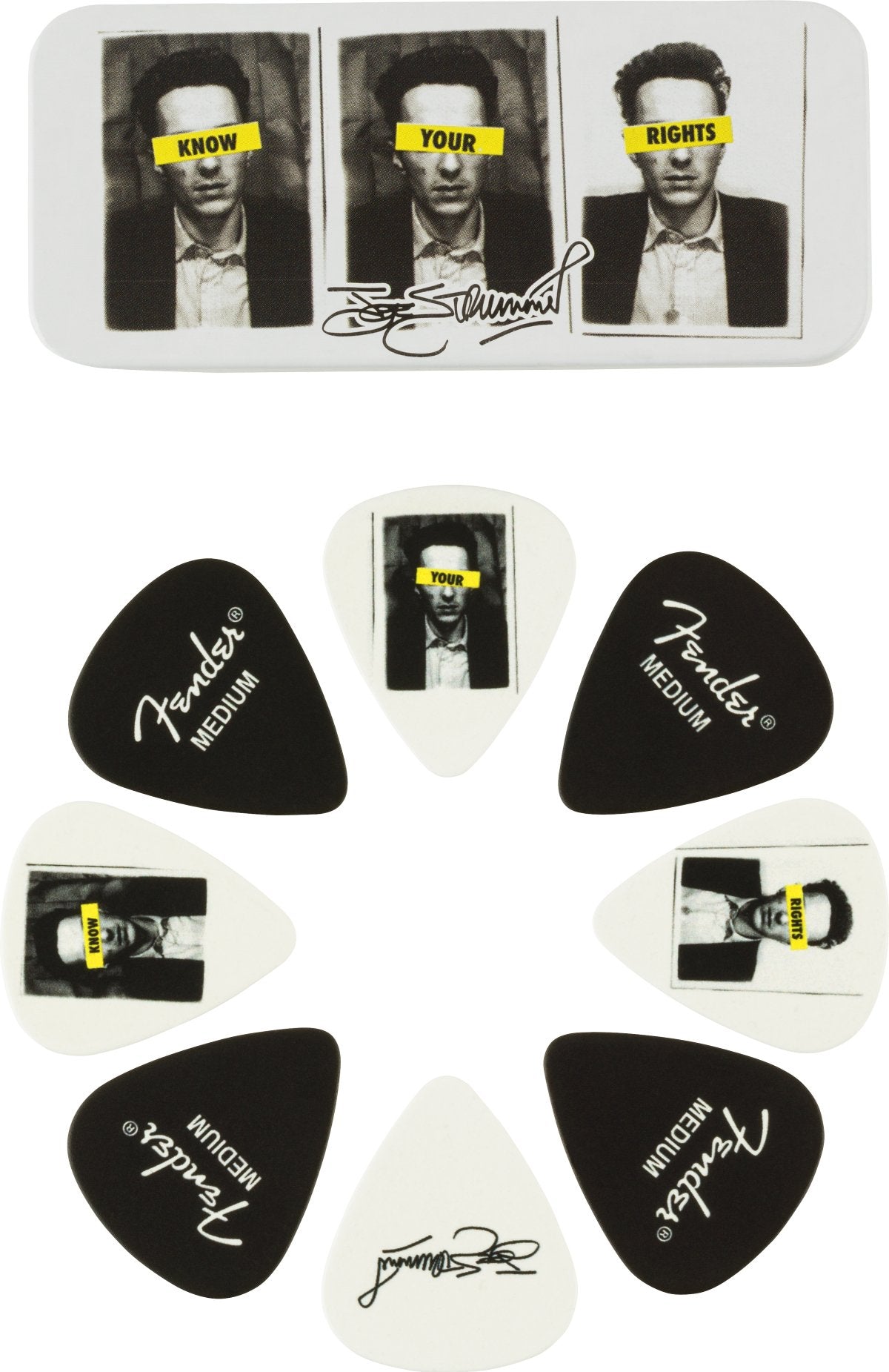 Fender Joe Strummer Pick Tin, Medium (8) - Remenyi House of Music