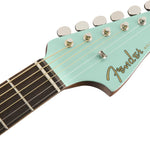 Fender Malibu Player Guitar, Walnut Fingerboard, Aqua Splash - Remenyi House of Music