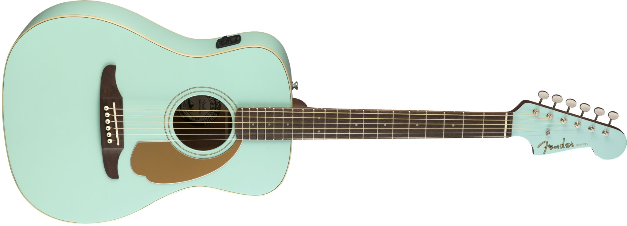 Fender Malibu Player Guitar, Walnut Fingerboard, Aqua Splash - Remenyi House of Music