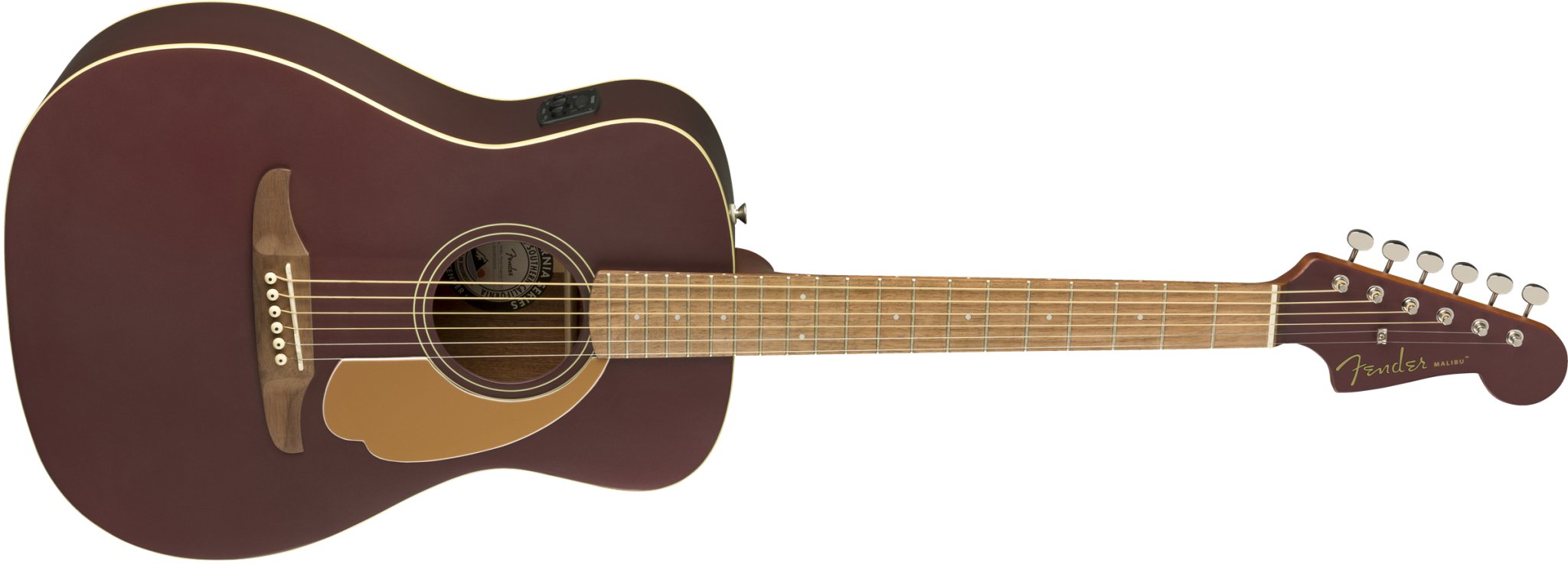 Fender Malibu Player Guitar, Walnut Fingerboard, Burgundy Satin - Remenyi House of Music