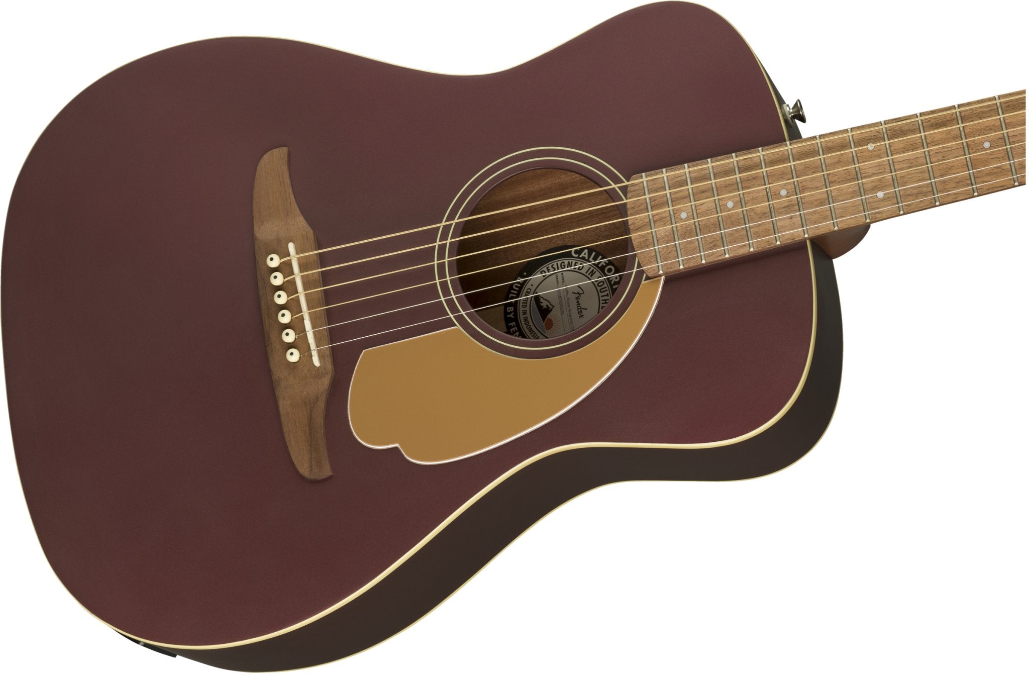 Fender Malibu Player Guitar, Walnut Fingerboard, Burgundy Satin - Remenyi House of Music