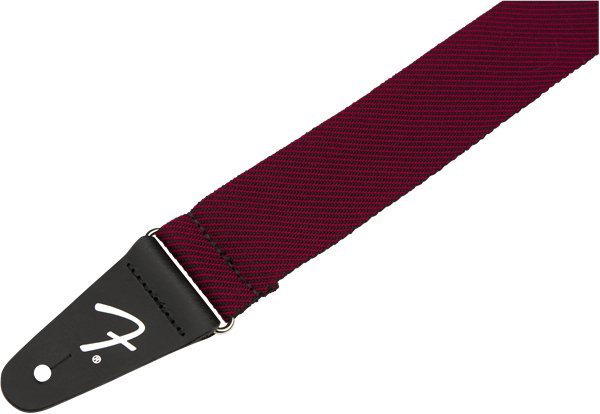 Fender Modern Tweed Strap, Black/Red 2" - Remenyi House of Music