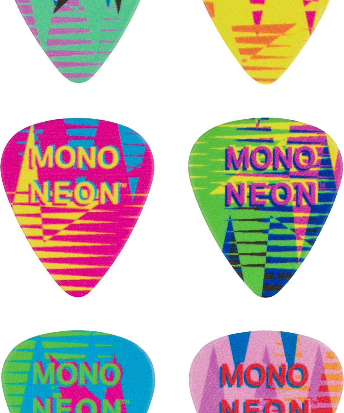 Fender MonoNeon Pick Tin, Medium, Set of 6 - Remenyi House of Music