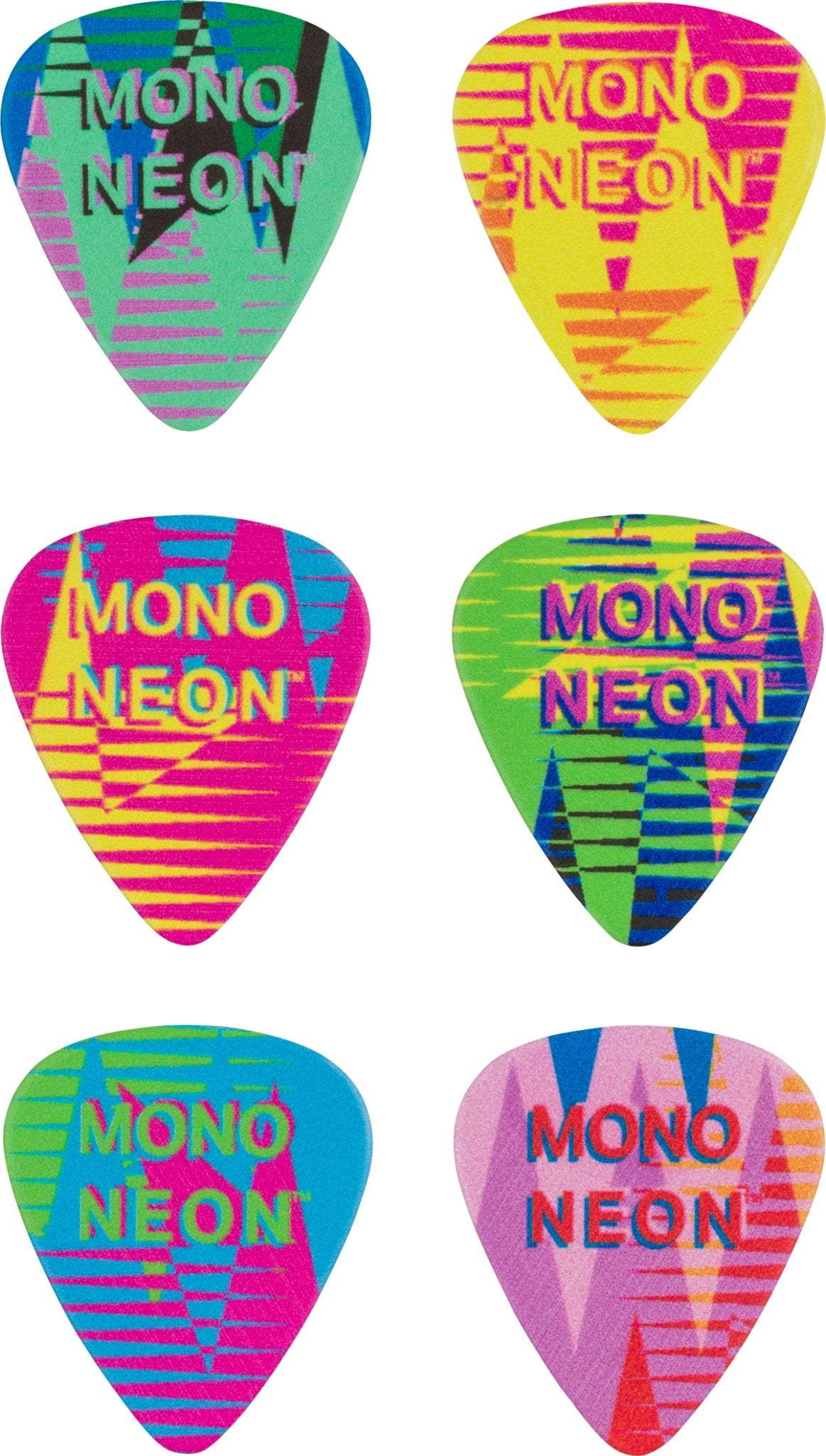 Fender MonoNeon Pick Tin, Medium, Set of 6 - Remenyi House of Music