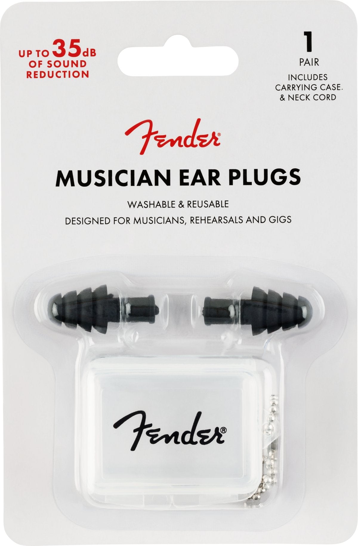 Fender Musician Series Ear Plugs, Black - Remenyi House of Music