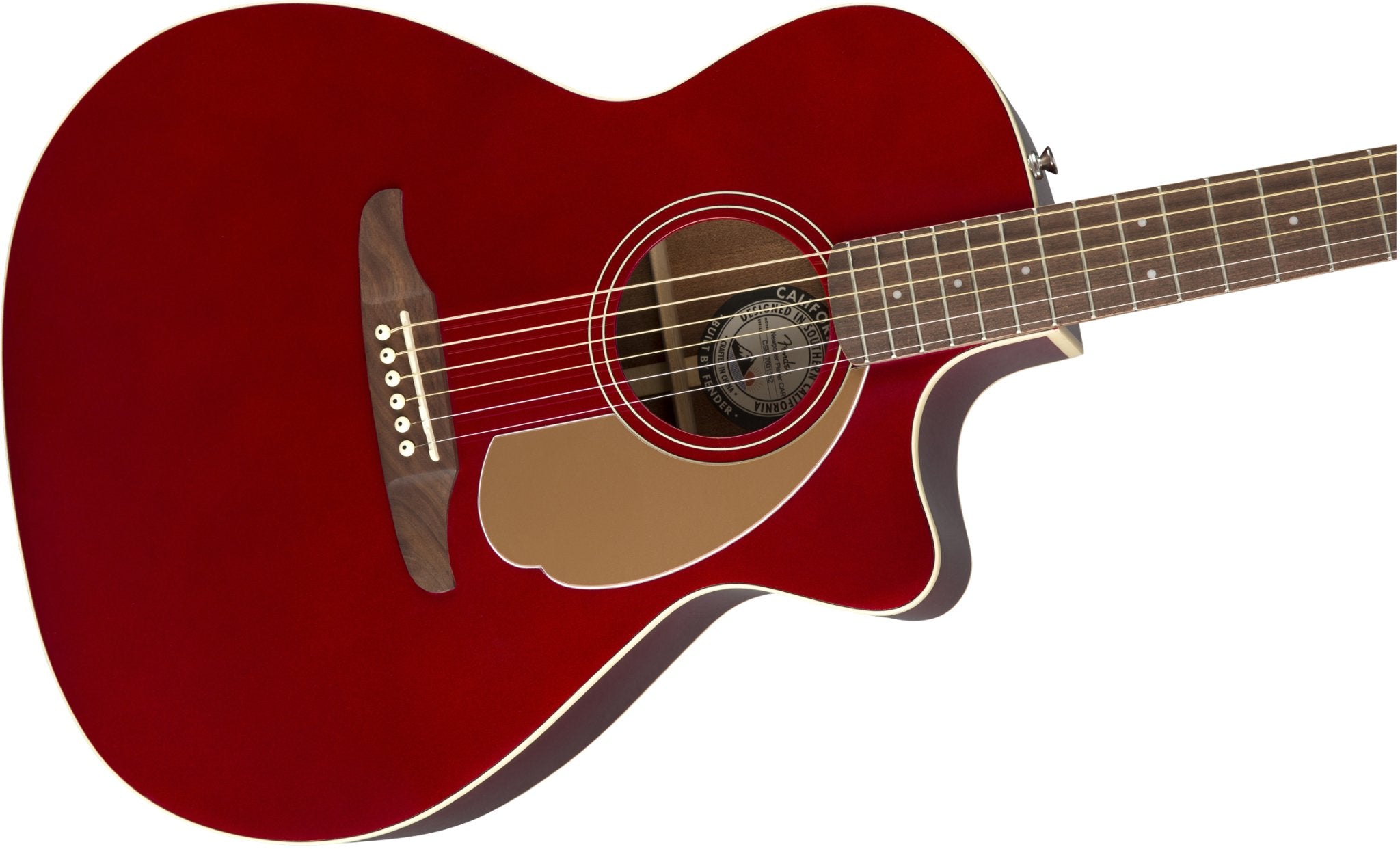 Fender Newporter Player Guitar, Walnut Fingerboard, Candy Apple Red - Remenyi House of Music