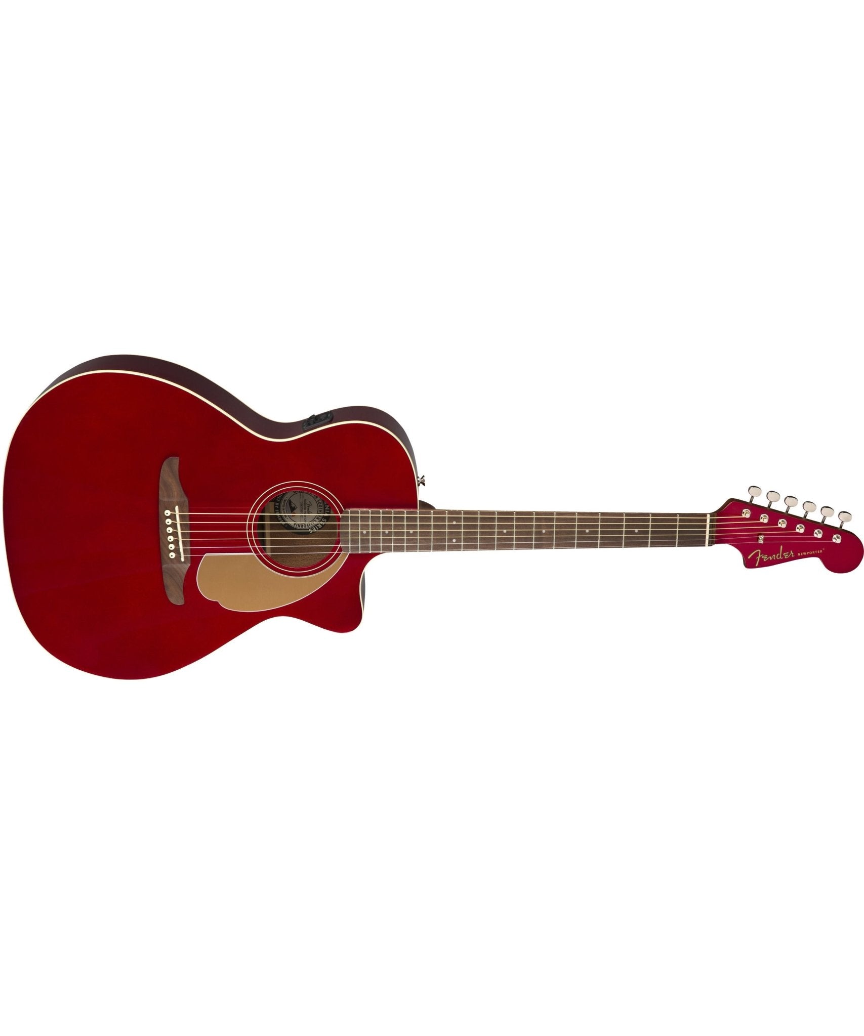 Fender Newporter Player Guitar, Walnut Fingerboard, Candy Apple Red - Remenyi House of Music