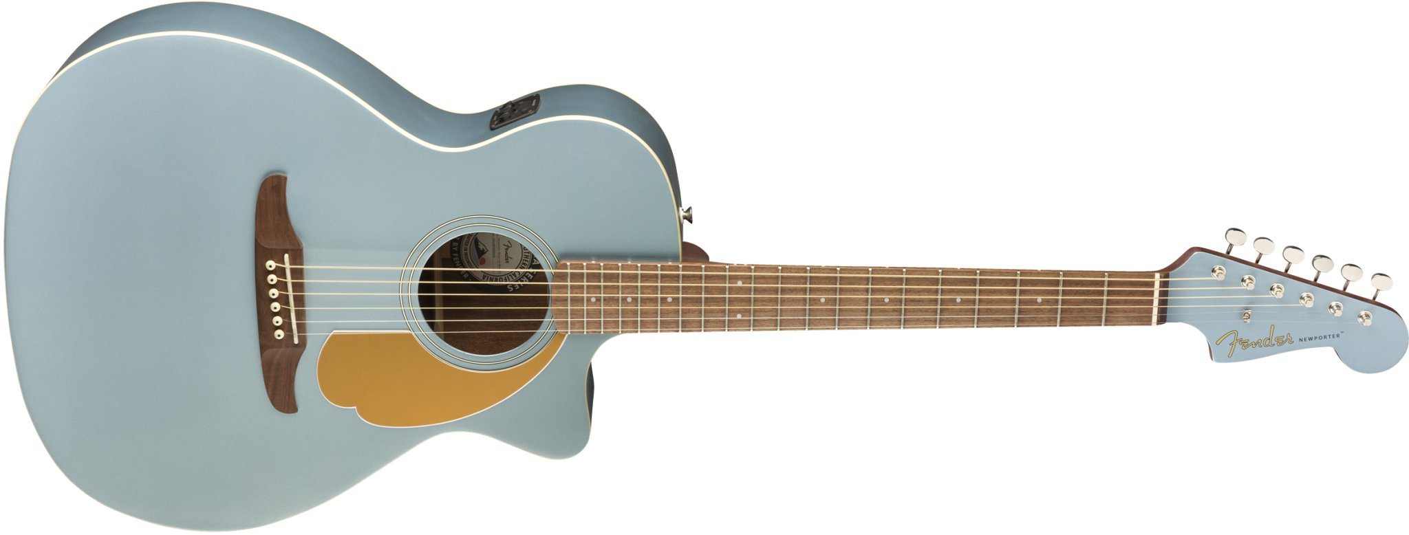 Fender Newporter Player Guitar, Walnut Fingerboard, Ice Blue Satin - Remenyi House of Music