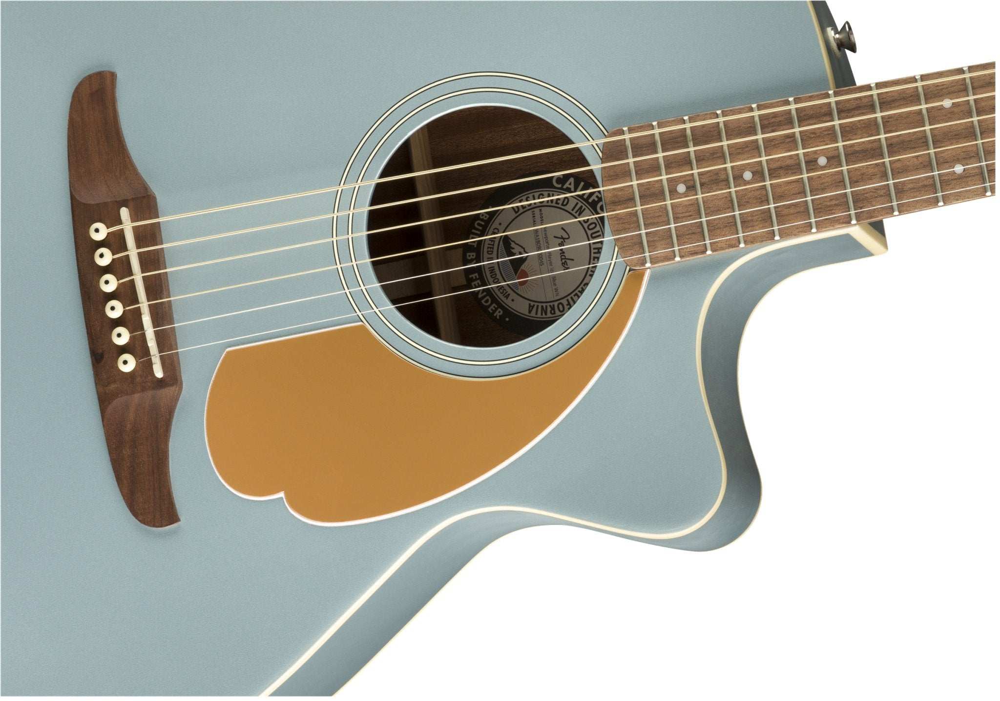 Fender Newporter Player Guitar, Walnut Fingerboard, Ice Blue Satin - Remenyi House of Music