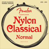 Fender Nylon Acoustic Strings, 130 Clear/Silver, Ball End, Gauges .028 - .043, (6) - Remenyi House of Music