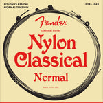 Fender Nylon Acoustic Strings, 130 Clear/Silver, Ball End, Gauges .028 - .043, (6) - Remenyi House of Music