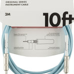 Fender Original Series Instrument Cable, 10', Daphne Blue - Remenyi House of Music